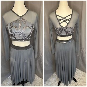 Curtain Call 2 Piece Lyrical Costume Adult Medium